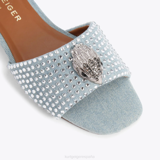 Kurt Geiger mujer sandalia plana london kensington 2LPR349 | calzados azul otro